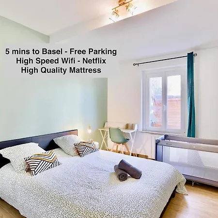 5 Mins To Basel - Private Parking Space - Fully Renovated Lägenhet Saint-Louis (Haut-Rhin)