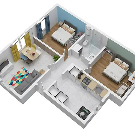 5 Mins To Basel - Private Parking Space - Fully Renovated * Saint-Louis (Haut-Rhin)