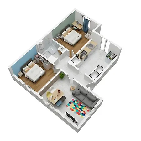 Daire 5 Mins To Basel - Private Parking Space - Fully Renovated *