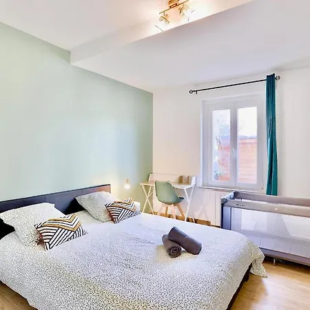 5 Mins To Basel - Private Parking Space - Fully Renovated Daire Saint-Louis (Haut-Rhin)