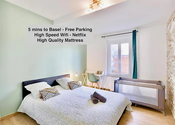 5 Mins To Basel - Private Parking Space - Fully Renovated Lägenhet Saint-Louis (Haut-Rhin)